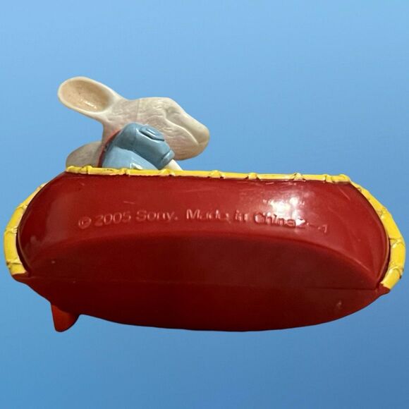 2005 Wendys Kids Meal STUART LITTLE CANOE BOAT PVC Figure B5 - Picture 3 of 6